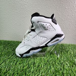 Air Jordan 6 Retro (GS) Size 6Y/7.5 Women's White/Black 384665-112 Fast Shipping